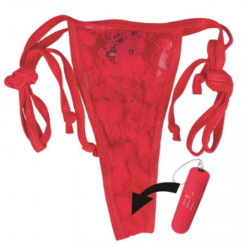 Красные вибротрусики Remote Control Panty Vibe, красный